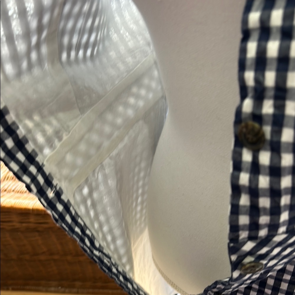 J Crew Blue and White Gingham Dress 6 - Picture 7 of 13